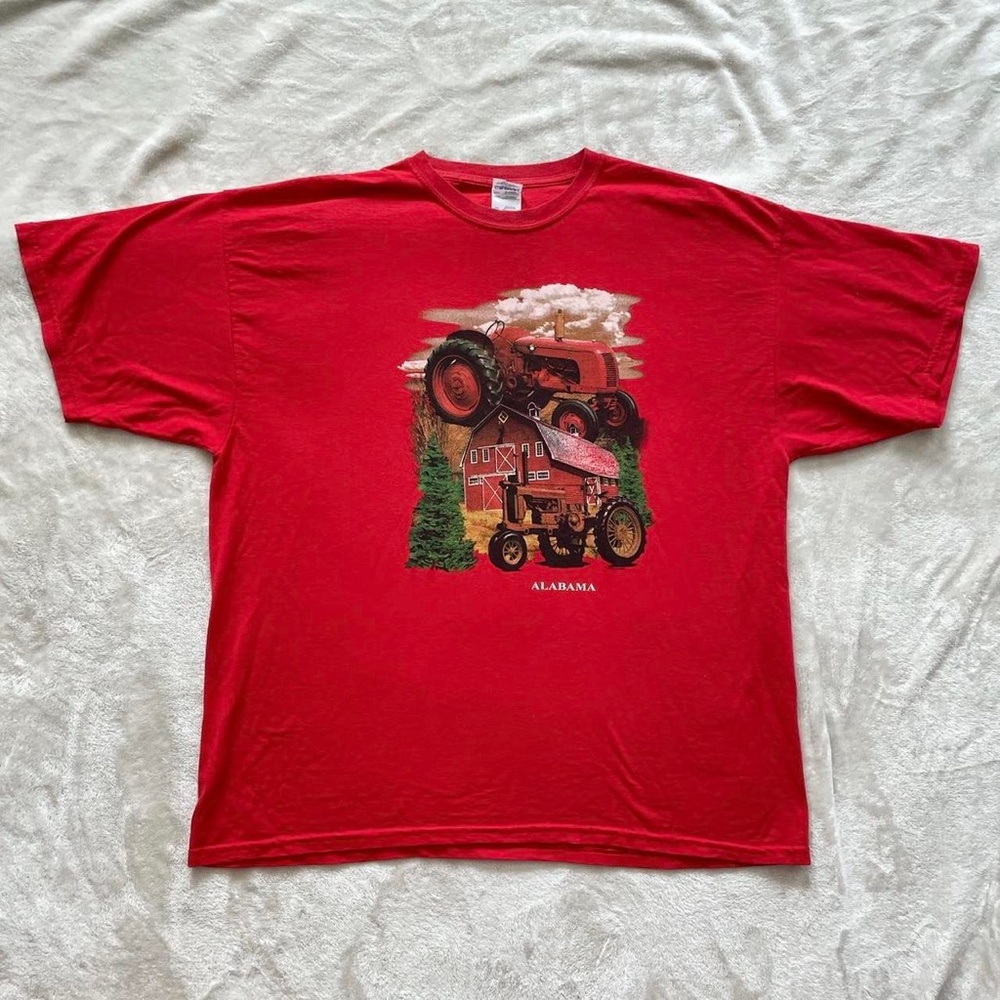 Red Alabama Tractor shirt